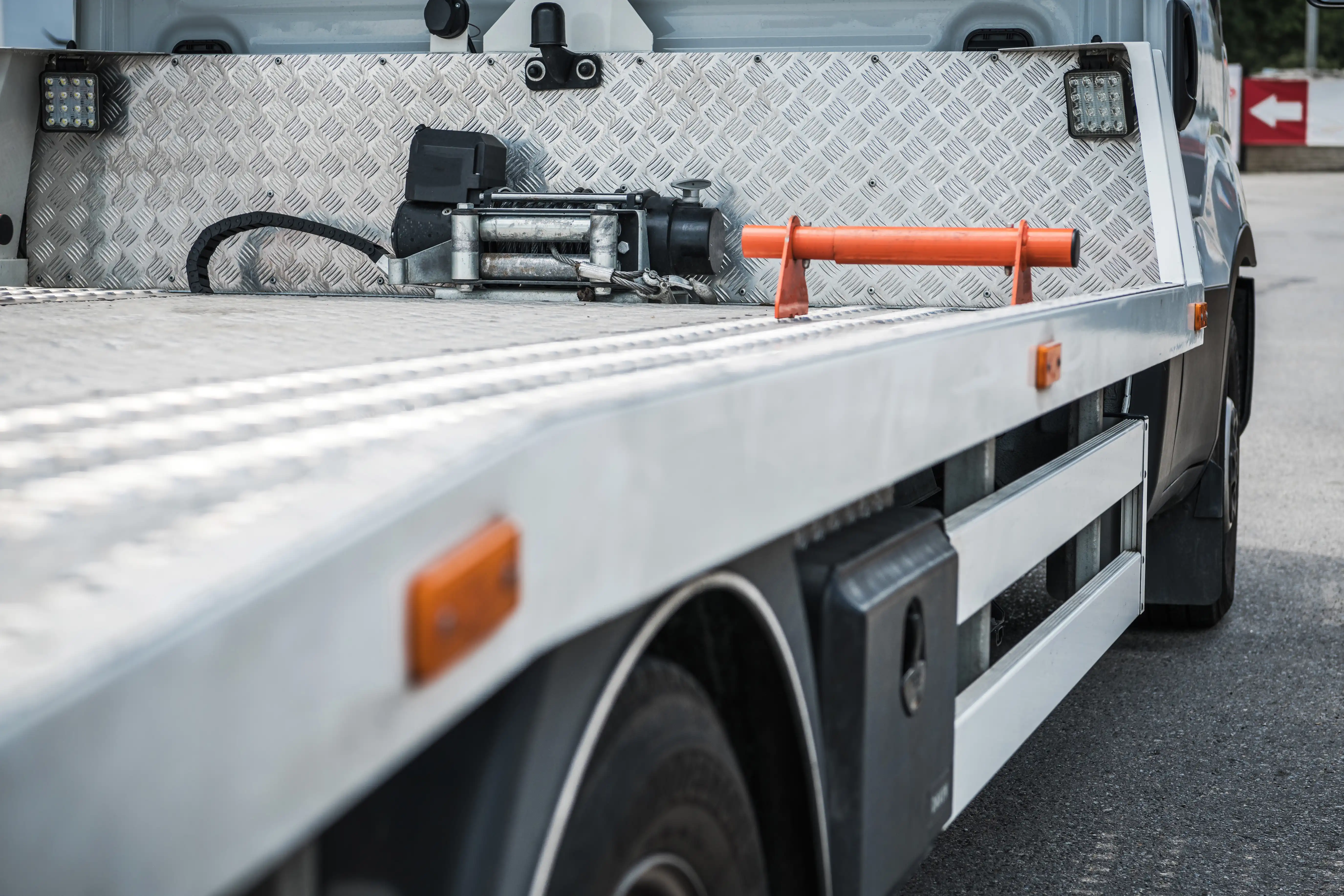 Professional winch equipment on Fast Track Recovery tow truck — Stoke-on-Trent
